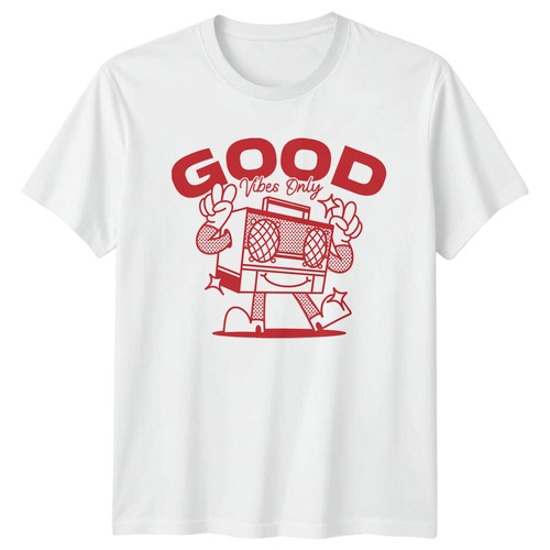 Good vibes only shirt 80er - good, t-shirt